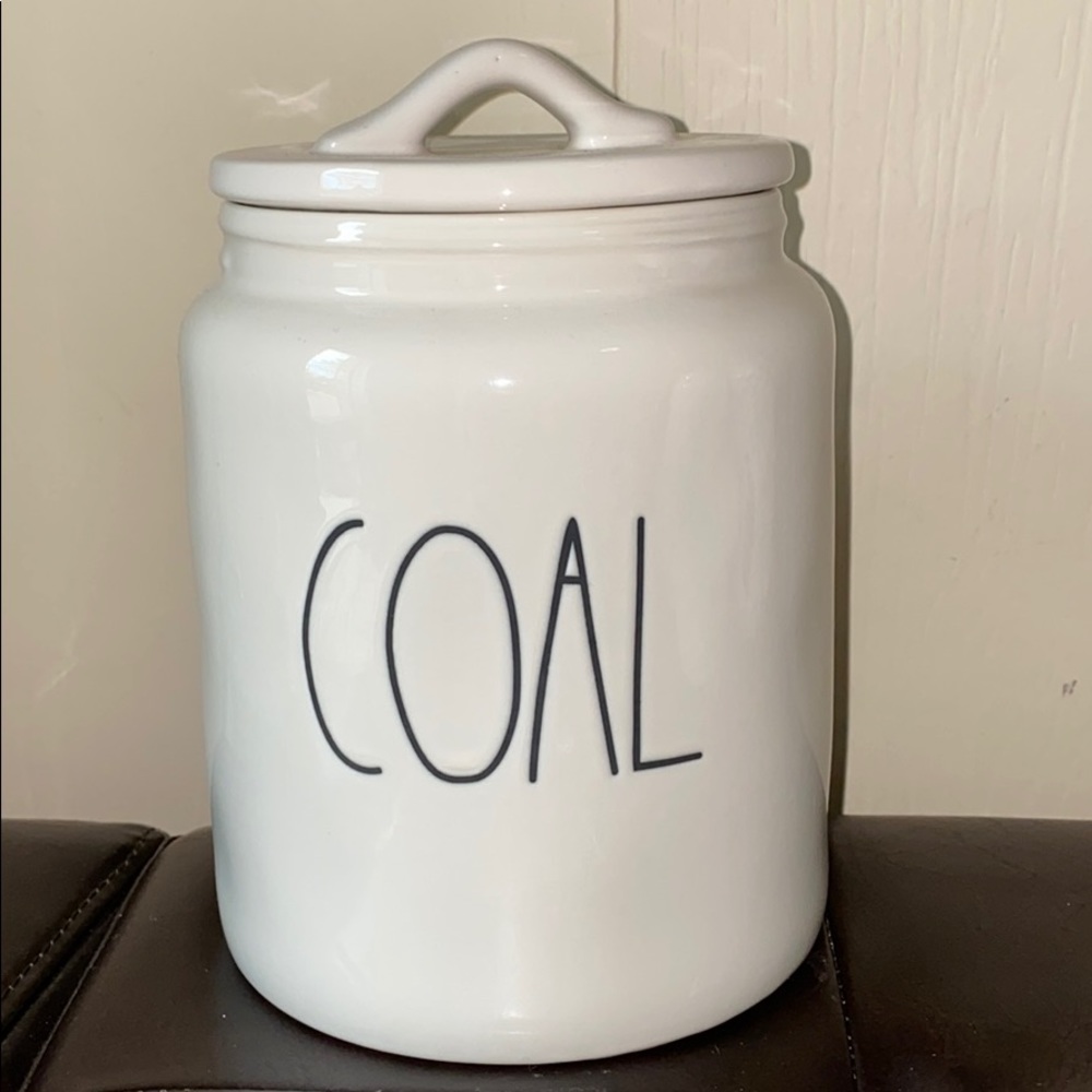 Rae Dunn COAL canister